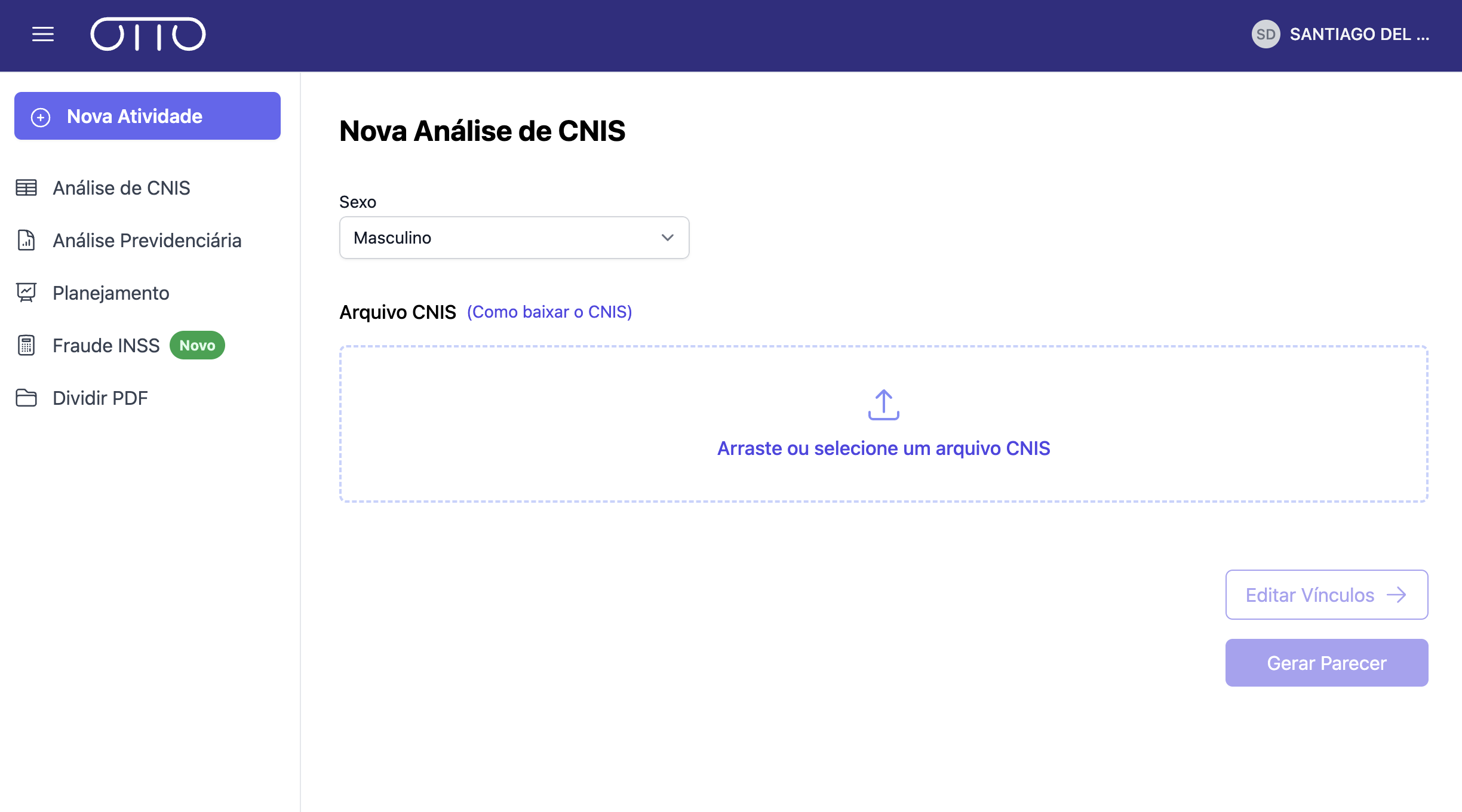 Nova Análise de CNIS no OTTO